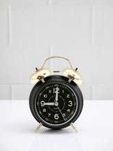 Black Twin Bell Alarm Clock